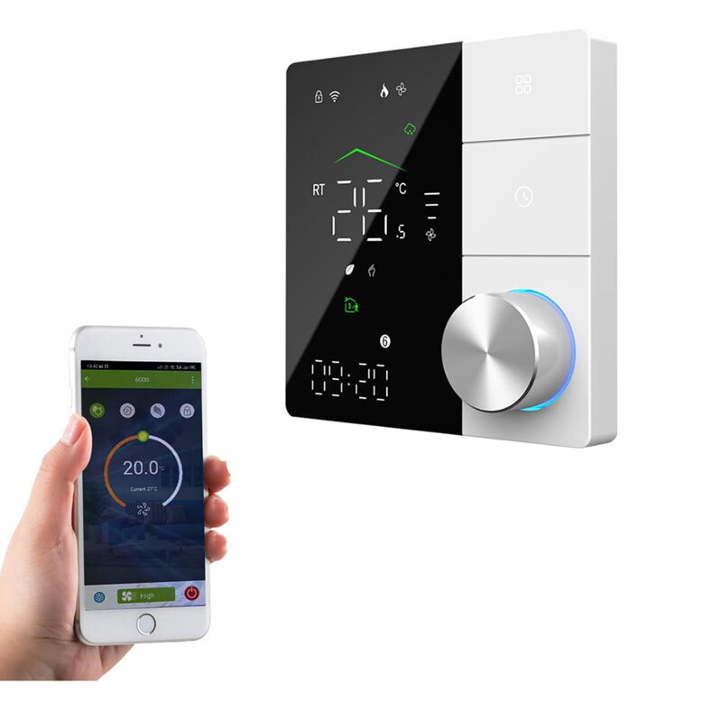  ترموستات هوشمند ولوم دار WIFI و Zigbee 