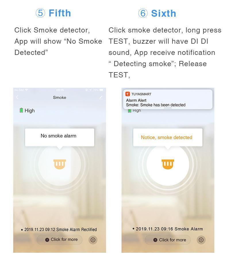  سنسور دود هوشمند Wi-Fi تویا 